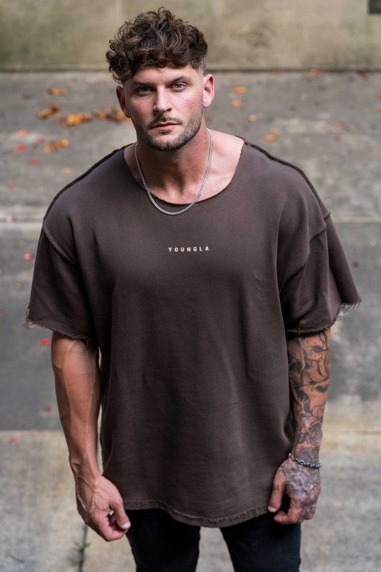 Youngla 455 Reversible Immortal Uomo Camicie Caffè | MO4695321