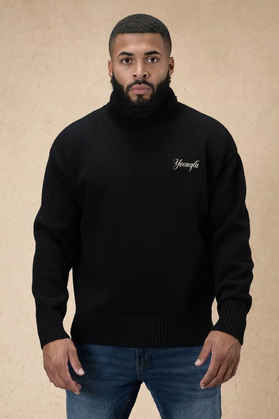 Youngla 512 Royalty Uomo Felpe Nere | PC6321758