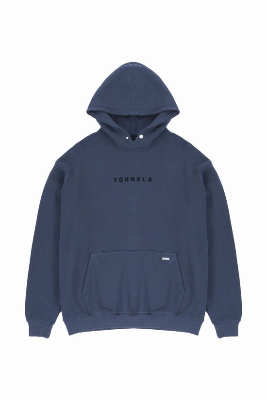 Youngla 535 Monarch Uomo Felpa Con Cappuccio Blu | OW8031267