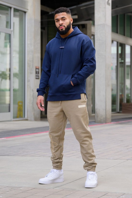 Youngla 542 Pro-tech Uomo Felpa Con Cappuccio Blu | UM3564918
