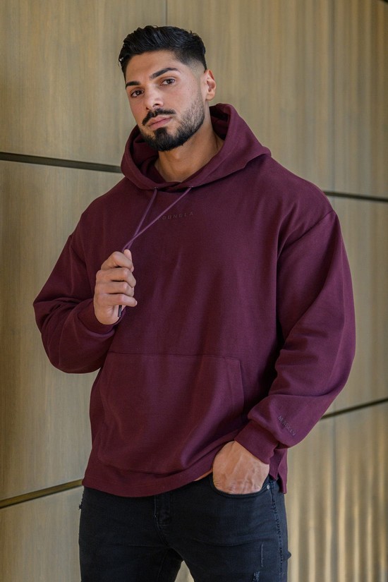 Youngla 544 Cloud Uomo Felpa Con Cappuccio Viola | SV3796802