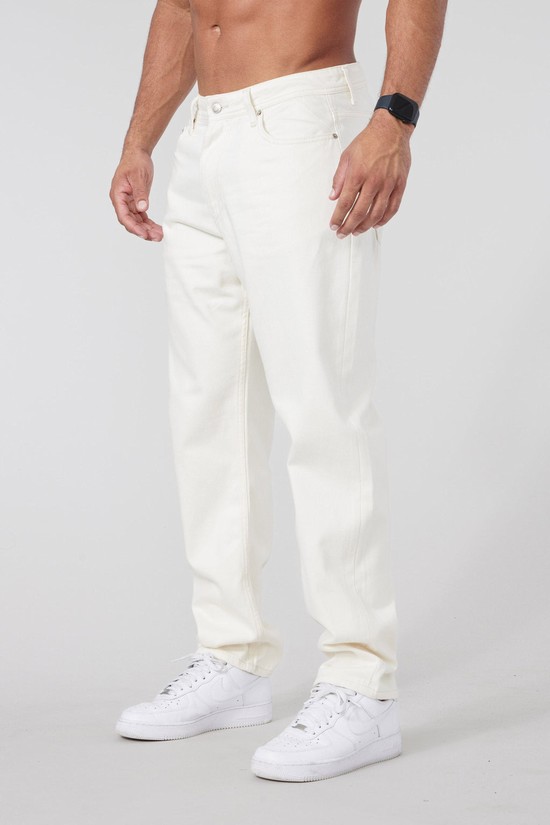 Youngla 609gy Uomo Jeans Bianche | TG4239015