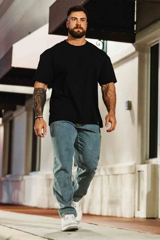 Youngla 609gy Uomo Jeans Blu Chiaro | NY2453680
