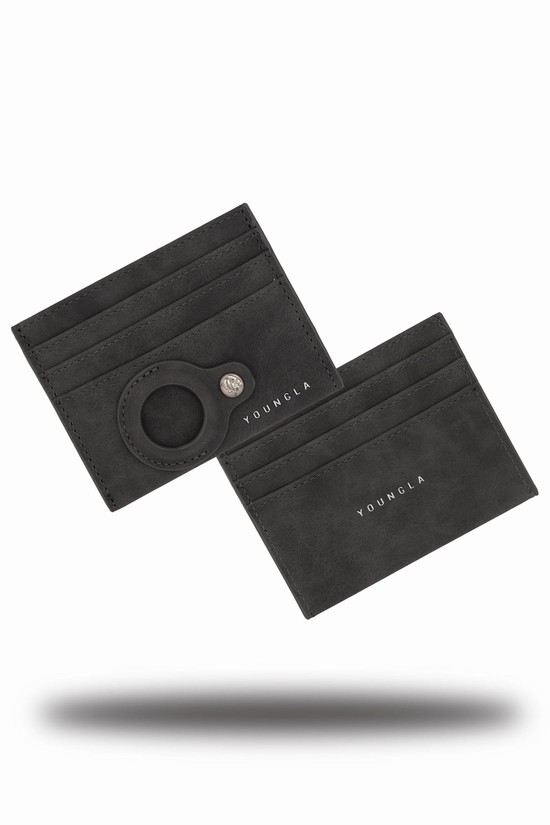 Youngla 725 Executive Uomo Custodia Per Carte Grigie | EU8671902