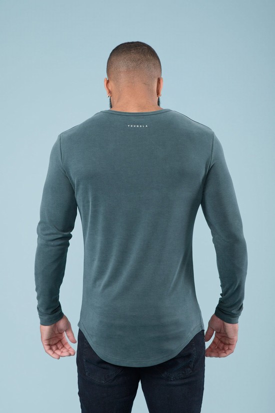 Youngla 807 Ultraflex Longsleeves Uomo Camicie Grigie | KL2684913