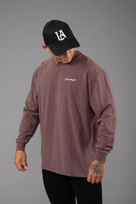 Youngla 812 Signature Long Sleeves Uomo Camicie Grigie | RC7213546