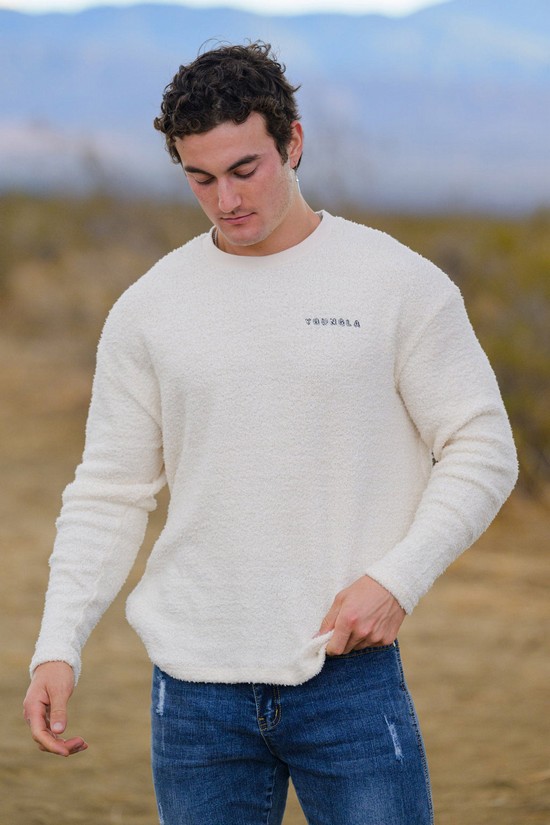 Youngla 817 Cozy Longsleeves Uomo Camicie Bianche | JL0862531