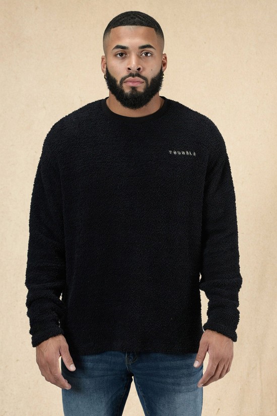 Youngla 817 Cozy Longsleeves Uomo Camicie Nere | JP2574810