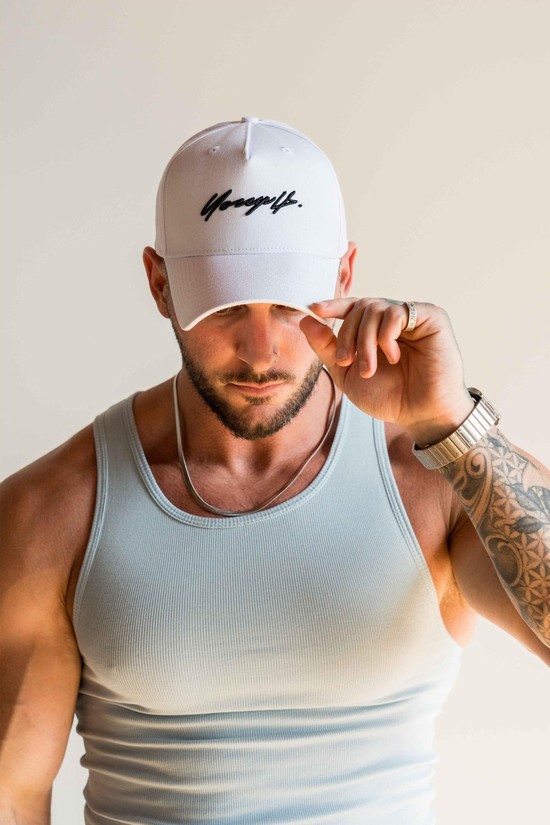 Youngla 922 Signature Uomo Cappelli Bianche | BT6432185