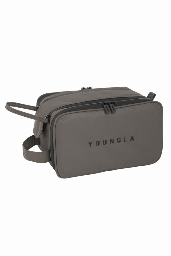 Youngla 950 Lah Toiletry Uomo Borse Grigie | GY5934860
