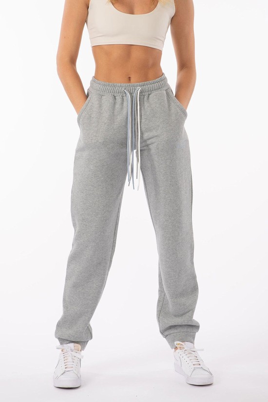Youngla W207 Triple String Donna Pantaloni Jogger Grigie | TP1508342