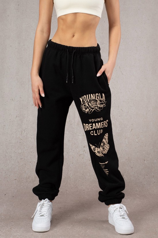 Youngla W211 Dreamers Donna Pantaloni Jogger Nere | SH6527038