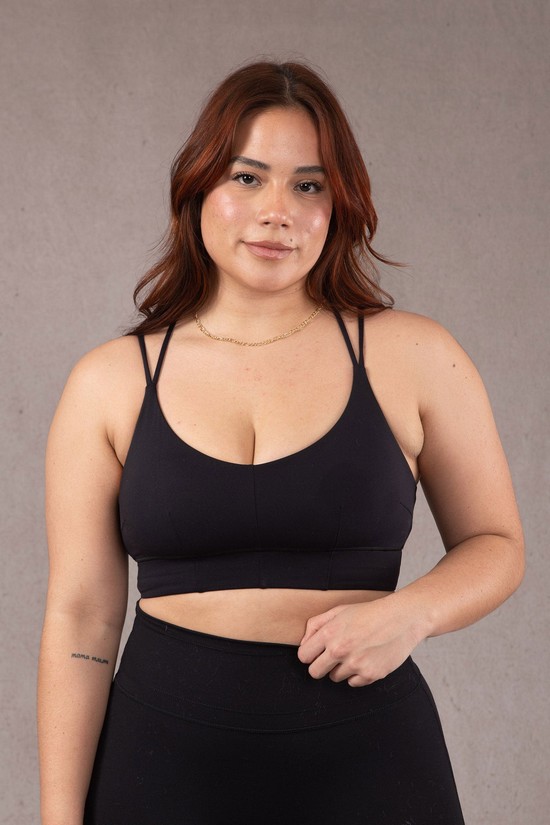 Youngla W319 Asana Sports Donna Reggiseni Nere | TQ1387659